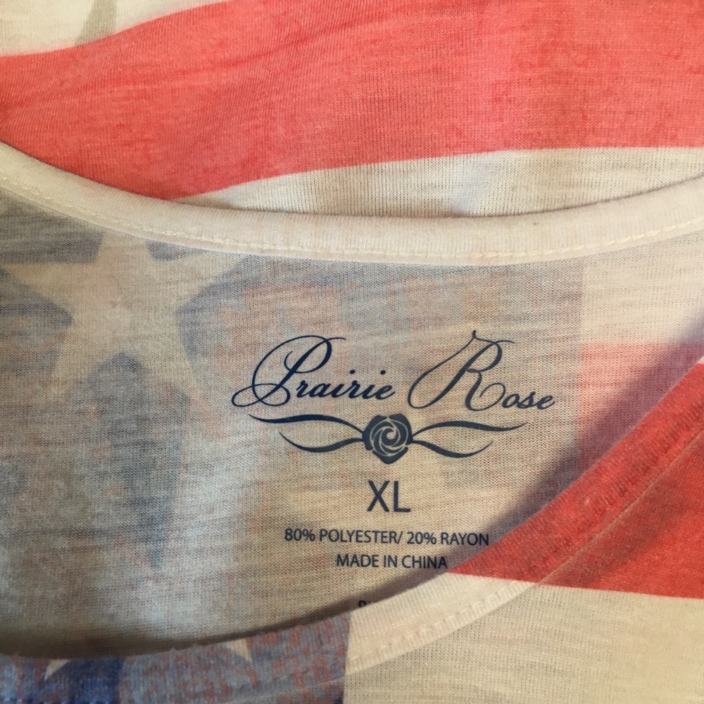 Prairie Rose American Flag Sparkle Tank - Picture 7 of 8